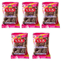 V.V.K.Sweets Kovilpatti Black Sesame Candy Balls | Karuppu Ellu Urundai | Pack Of 5 X 70Gm (10 Pieces In Each Pack)