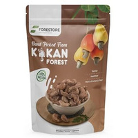 Smoked Unpeeled Roasted Cashew Nuts From Pristine Konkan - Rich And Creamy Texture With Natural Skin - Kokan Cashew High In Antioxidants - Large Size Dry Fruits - Earthy Flavor Dry Fruit - Premium Cashew Nut (200 Gm, Unpeeled Roasted Cashew)