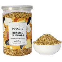 Seedsy Roasted Mukhwas With Fennel Seeds Saunf (Variyali), Dhana Daal - Sugar Free | Digestive, After-Meal | Pure & Natural Mouth Freshner (200 Gr)