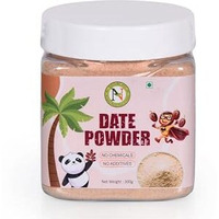 Naturevit Seedless Arabian Date Powder, 300G | Kharik/Khajur Powder | 100% Natural Sweetener | No Preservatives, No Chemicals | Healthy Substitute For Refined Sugar | Dates Powder For Little Ones