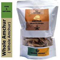 Indiana Organic Amchur Sabut | Whole Dry Raw Mango Slices - 300 Gram