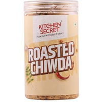 Kitchen Secret Roasted Chiwda 200G, Premium Tea Time Snack - Low Fat, Healthy Diet Mixture - Crispy & Crunchy Homestyle Namkeen - Nutritious Traditional Indian Snack - No Preservatives