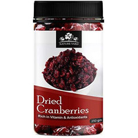 Nature Yard Whole Dried Cranberries Dry Fruit - 250Gm