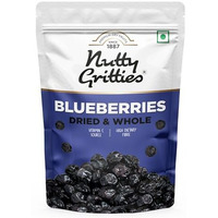 Nutty Gritties Dried Blueberries 150G | Blueberry, Healthy Snack For Kids And Adults | Resealable Pouch