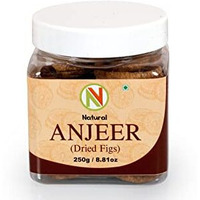 Nature Vit Premium Afghani Anjeer | Figs Dry Fruits | Anjeer Dry Fruit | Natural, Rich In Iron, Fibre & Vitamins Healthy Snacks | Afghanistan Dried Figs Jar Pack | 250 Gm (Medium-Size)