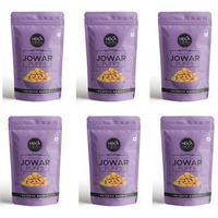 Heka Bites Roasted Jowar Puffs Majestic Masala - Pack Of 6 | 86 Kcal | Made With 80% Jowar| Healthy Snack| Sugar Free| Cholesterol Free| Gluten Free (40G X 6) (Pack Of 6)