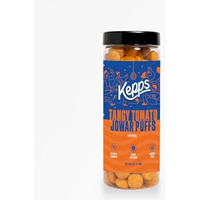 Kepps Tangy Tomato Jowar Puffs Snack, Gluten Free, Rich In Fiber And Protein, Never Fried, Low Calorie, Delicious Munchies, For All Age, Kid Friendly