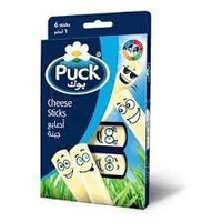 Puck Kids Cheese Sticks Are A Type Of Cheese Snack Package Containing 6 Individual Cheese Sticks 108G