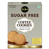De Best Sugar Free Coffee Cookies | Sugar Free | No Added Color | Premium Handmade Cookies | Eggless Cookies | Tasty & Crunchy | 200G