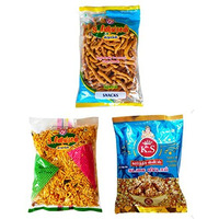 S Seenivasan Special Pepper Sev 250G | Special Big Mixture 250G | Kovilpatti Kadalai Mittai 250G - Pack Of 3 (750G)