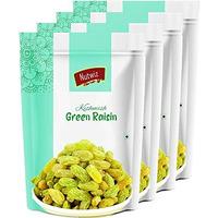 Nutwiz Premium Raisins (Green Raisins/Kishmish, 1000G), Fresh