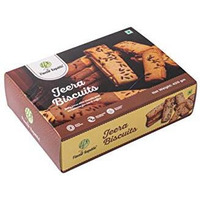 The Flavour Republic Jeera Biscuits - 400 Gm|Wholesome Balance Of Taste & Nutrition|Flavourful & Delicious Tea Time Snacks|Eggless Cookies For Kids And Families|Pure Vegetarian Salty Jeera Biscuits