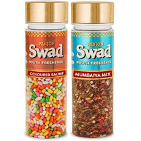 Panjon Swad Coloured Saunf & Specail Mumbaiya Mix (Mukhwas Mouth Fresheners) 2 Bottles, 310G