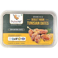 Dry Fruit Hub Tunisian Dates 500 Grams Fresh Tunisian Khajur/Khejur, Deglet Nour Branched Dates Khajoor Pack Of 1
