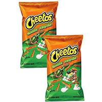 Doritos Cheetos Crunchy Cheddar Jalapeno (Imported), 226.8G (Pack Of 2)