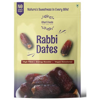 Khari Foods Premium Black Rabbi Dates, Khajur/Khajoor Dry Fruits, High Fibre, Energy Booster, Natural Sweetener, No Added Sugar, No Preservatives, Healthy Snacks (1Kg)