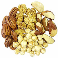 Dry Fruit Hub Premium Nuts Combo Pack 400Gms Pack Of 4 (Brazil Nuts, Hazel Nuts, Pecan Nuts, Walnuts Each 100G),Exotic Assorted Dry Fruits