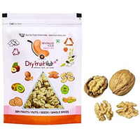 Dry Fruit Hub Chilean Akrot Walnut Kernels (Akhrot Giri), 500Gm | Grade-1 Fresh And Natural | Healthy Snacks | No Additives | Gluten Free | Vegan | Non Gmo | Walnuts Without Shell