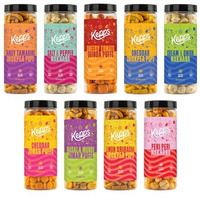 Kepps Variety Pack Of 9 Never Fried, Low Calorie, Gluten Free, Rich In Fiber And Protein, No Msg (110 Gm X 3, 70 Gm X 3, 70 Gm X 2, 90 Gm X 1) Snacks For All Age Groups, Kid Friendly
