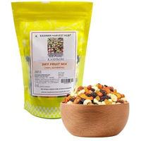 Kashmir Harvest Hub Kashmiri Dry Fruit Mix - 500G | 100% Natural & Premium | Fresh & Healthy | Pure & Premium Trail Mix | Healthy Mixed Nuts With Dry Fruits | Almonds | Cashews | Kishmish | Pumpkin Seeds | Sunflower Seeds | Candied Cocktail Mix, Cherry & Kiwi | Direct From Kashmir