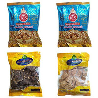 Ks Karthik Kovilpatti Kadalai Mittai-Burfi-250Gm X 2-Crushed Groundnut Chikki 200Gm X 1-Sesame Chikki Candy 200Gm X 1(900 Gm)