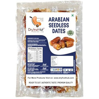 Dry Fruit Hub Deseeded Dates 1Kg (2 Packs, Each 500G) Seedless Dates - Dry Fruits - Healthy & Nutritious Snack - Rich In Protein & Vitamins - Seedless Khajoor Or Khajur
