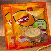 Delicious Bite Chilli Garlic Khakhra (4 Packs Of 200Gm Each)
