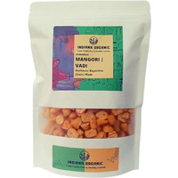 Indiana Organic Mangodi Moong Dal | Authentic Ghatti Made Mungori Wadi | Badi, 400 Gms | Hand Made | Made With Moong Daal | Rich In Protein | Premium Moong Dal | No Added Preservatives | Ready To Cook |