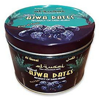 Al Qusai Ajwa Dates, Saudi Arabia (Ajwa 500G Tin)