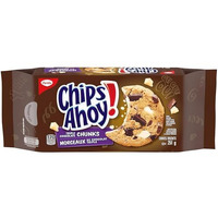 Chips Ahoy Triple Chocolate Chunks Cookies, Crammed With Real Chocolates Chunks (White, Semi-Sweet, Milk Chocolate 251G (From Usa)