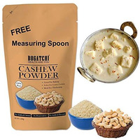 Bogatchi Cashew Powder For Making - Curry, Paneer Sabzi, Dum Aloo, White Chicken, Kaju Shake, White Gravy, Malai Kofta, Ice Cream , , 200G , Free Measuring Spoon