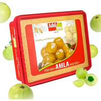 Add Me Premium Dry Amla Murabba 1Kg Gift Box | Extra Large King Size Amla Candy | Immunity Booster Amla Ka Murabba With Pure Kesar & Elaichi Celebration Pack