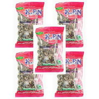 Kpn Kovilpatti Ellu Urundai Black Sesame Chikki Candy Balls - Pack Of 5 X 10 Pieces