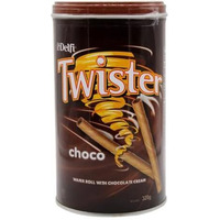 Delfi Twister Chocolate Wafer Roll Chocolate Cream Smooth Delicious Wafer 320Gm