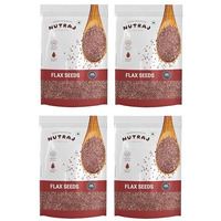 Nutraj Flax Seeds 800G (200G X 4 Pouch) - Seeds For Eating