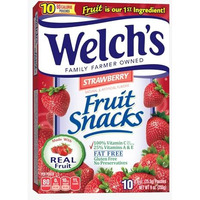 Welch's Strawberry Fruit Snacks, Gluten Free, Made With Real Fruit 227Gm