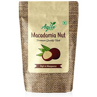 Agile Organic Premium Whole Macadamia Nuts, 50G | Trial Pack | Macadamia Nut 50 Gram