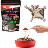 Wiggleboo 3 In 1 Magical Sugar Glider Food Topper || Joy Of Best Taste || Chicken, Carrot & Pumpkin Flavour || Grain Free & Protein Rich ||Anti-Oxidant & Natural Dewormer || 50G