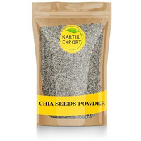 Kartik Export Chia Seeds Powder 250G - Healthy Raw Seeds For Weight Loss | 100% Pure Chia Powder For Eating | Healthy Snacks | Calcium And Protein Rich Seeds - 250G