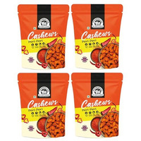 Wonderland Foods 280G (70G X 4) Premium Peri Peri Cashew | Roasted Dry Nut Cashew Snacks | Rich In Protein | Crunchy & Delicious