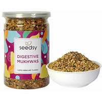 Seedsy Digestive Mukhwas, Roasted Ajwain, Carom, Dill (Sowa), Fennel, & Sesame (White & Black) Seeds With Salem Turmeric Powder, Mouth Freshener|After Meal Digestive (250Gram)
