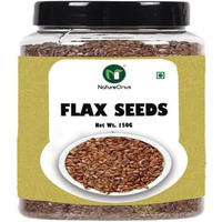Natureonus Premium Raw Flax Seeds 125Gms | Non-Gmo Alsi Seeds | Rich In Fibre And Omega-3 | Flax Seeds For Hair Growth | Diet Food | Heart-Healthy, Keto Friendly, Use In Salads, After Meal Digestive