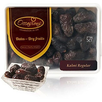 Occasions Soft & Delicious Regular Kalmi Dates 1 Kg | All Natural | No Preservatives | No Added Sugar | Gluten Free | Vegan | Plant Based | Non Gmo | Dates Dry Fruits | Khajur | Khajoor | Khejur
