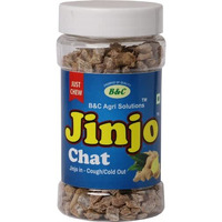 B & C Agri Solutions Jinjo Chat (75Gm) - Dried Ginger Candy, Natural And Healthy Ginger Pieces, Provides Effective Relief From Cough And Sore Throat, Healthy Immunity Booster (Pack Of 1)