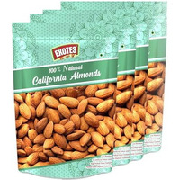 Exotes, Popular Almonds Vacuum Pouch Pack Of 4 250G X4, 1000 Gram