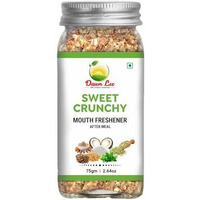 Dawn Lee Sweet Crunchy - Mouth Freshener - Mukhwas - Sugar Free- Healthy Natural Digestive Mood Enhancer - Low Calorie Fat - Instant Relief From Spicy Food - Induced Stomach Irritation- Mix Seeds- Kharik Supari- Mint- 75 Gram
