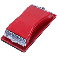 Inditrust Plastic Hand Sanding Block With Clip On Fitting Sanding, Block Sander Pad For Wood Glasses Car Furniture Finishing Sanding Sheets Holder Clamp (1 Pc)