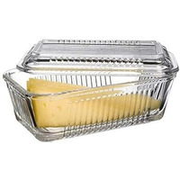 Pasabahce Frigo Glass Butter Dish With Cover(480 Ml)