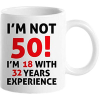 50Th Birthday Gifts For Men, Funny 50 Year Old Gift Coffee Mug, 1971 50Th Birthday Mugs For Him, Dad, Uncle, Husband, Brother, Grandpa, Friend, 11 Oz Tea Cup