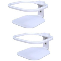 Makerv Wall Mount Bracket For Tp-Link Deco M4/E4 Mesh Wifi Router - Wall Stand/Holder, Plastic, Screw Mount, Pack Of 2